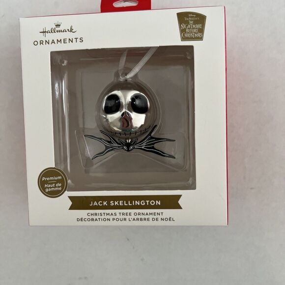 Hallmark Ornament‎ Jack Skellington Premium Christmas Tree Ornament New 2024 - Picture 1 of 2